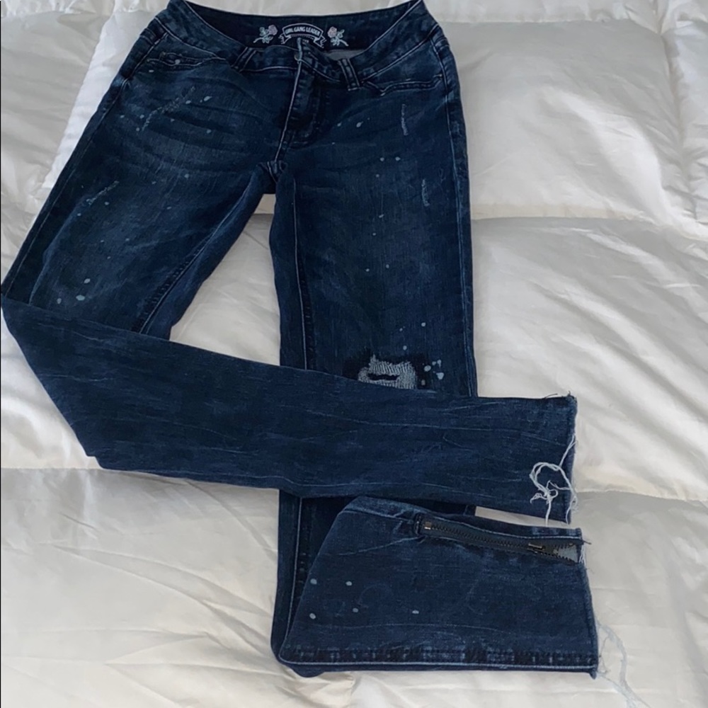Girl Gang Leader Cute Jeans